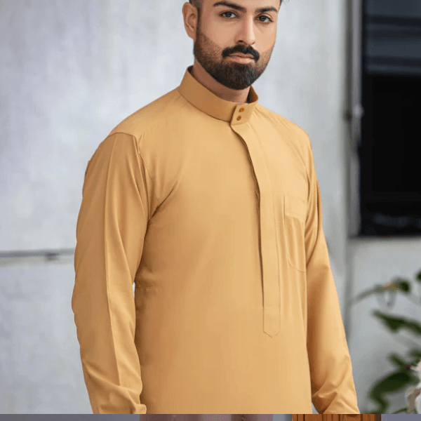Plain Gold Saudi Thobes
