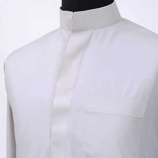 Plain Off-White Saudi Thobe - alternate
