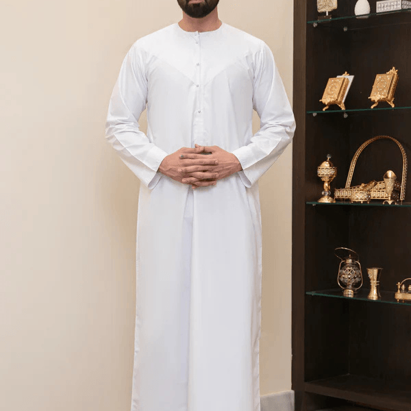 White Emarati Thobe