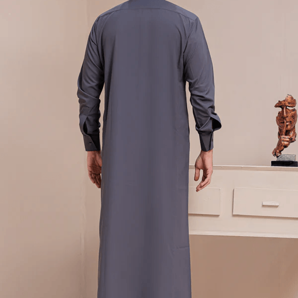 Grey With Golden Embroidery - alternate