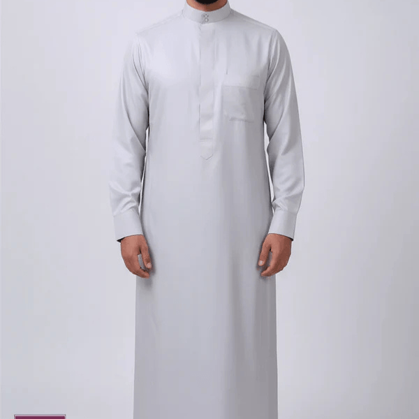Plain Off-White Saudi Thobe