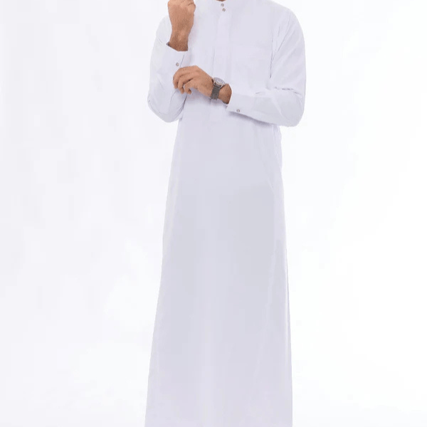 Plain White Saudi Thobes